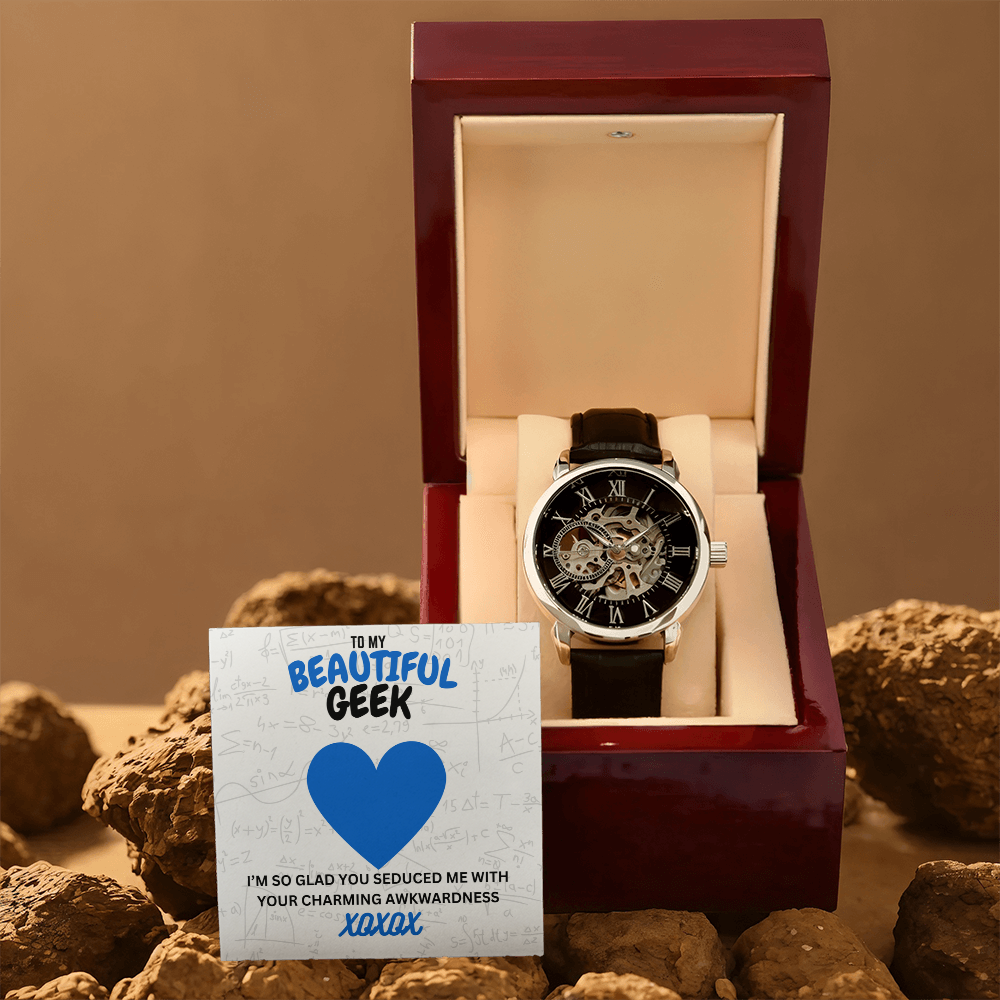 Beautiful geek - I'm so glad - Openwork Watch