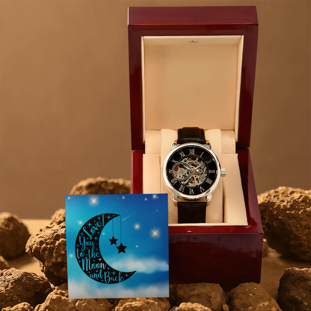 Love - To the moon and back - Openwork Watch