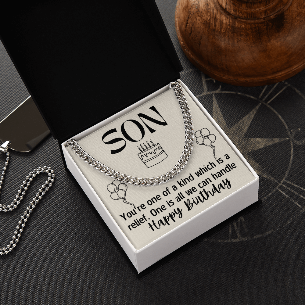 To Son - Son. You're one - Cuban Link Chain