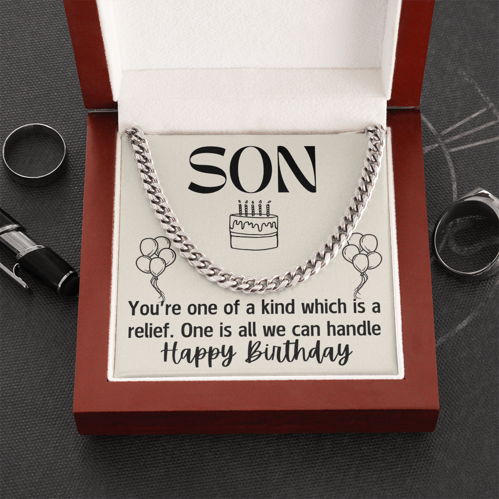 To Son - Son. You're one - Cuban Link Chain