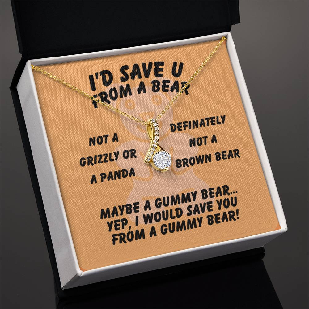 I'd save U - From a bear - Alluring Beauty Necklace