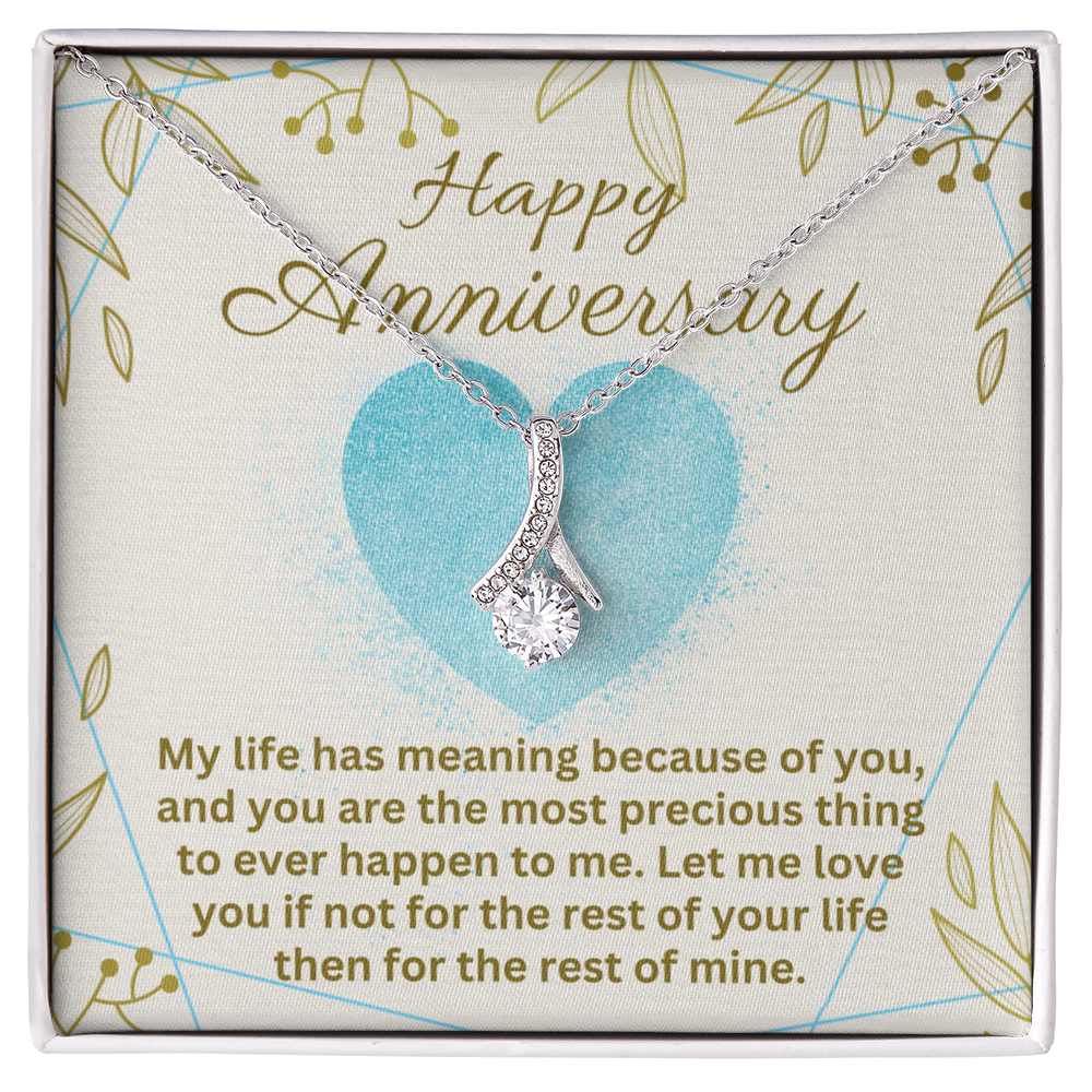 Anniversary - My life has meaning - Alluring Beauty Necklace