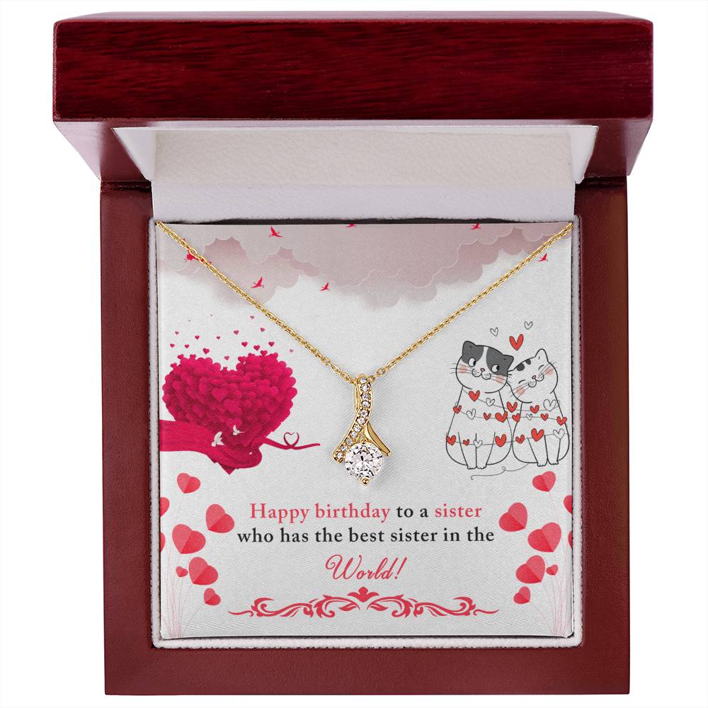 Birthday - To a sister - Alluring Beauty Necklace