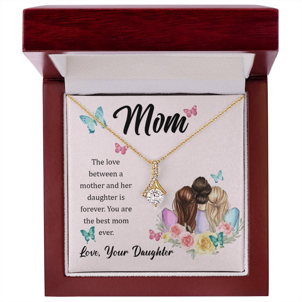To Mom - The love between - Alluring Beauty Necklace