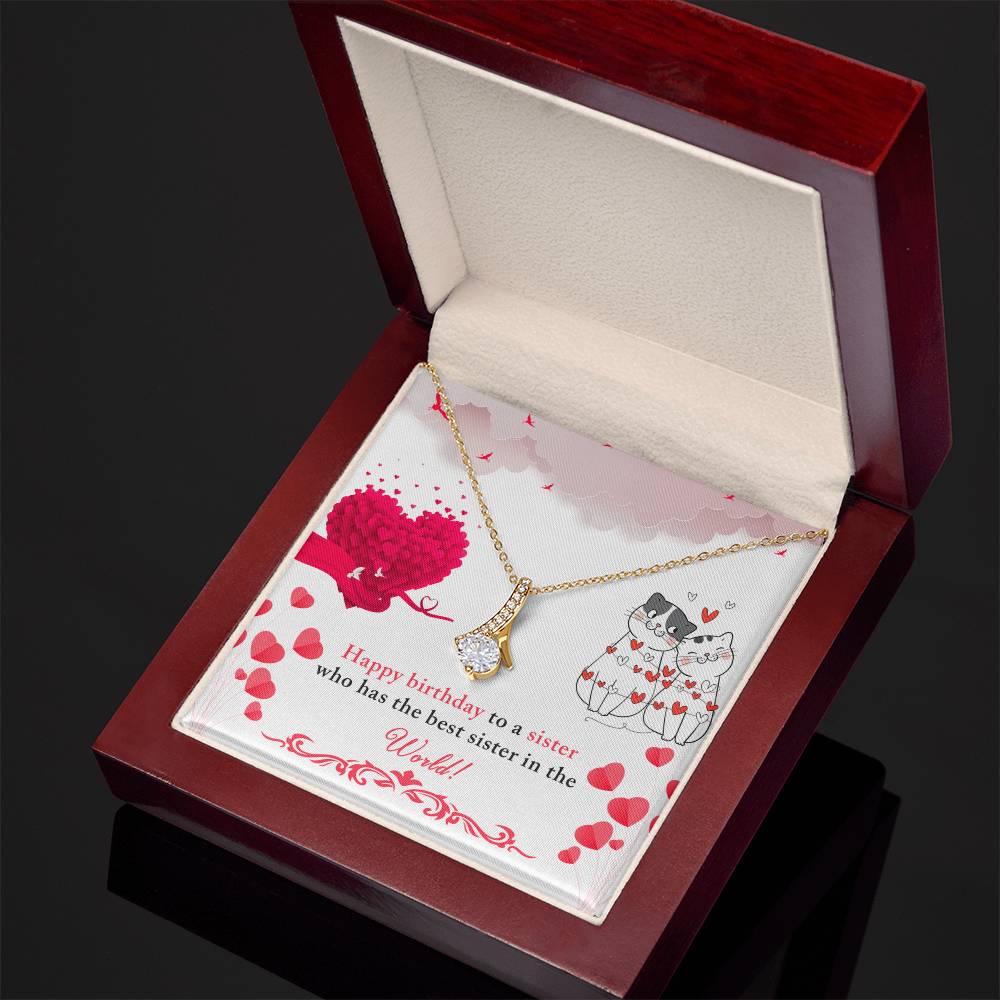Birthday - To a sister - Alluring Beauty Necklace