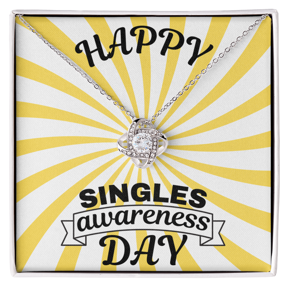 Single - Singles awareness day - Love Knot Necklace