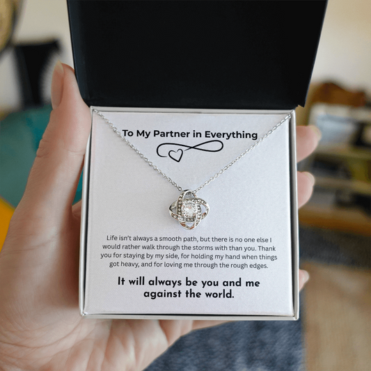 The "Resilient Love" Weathering the Storm Knot Necklace