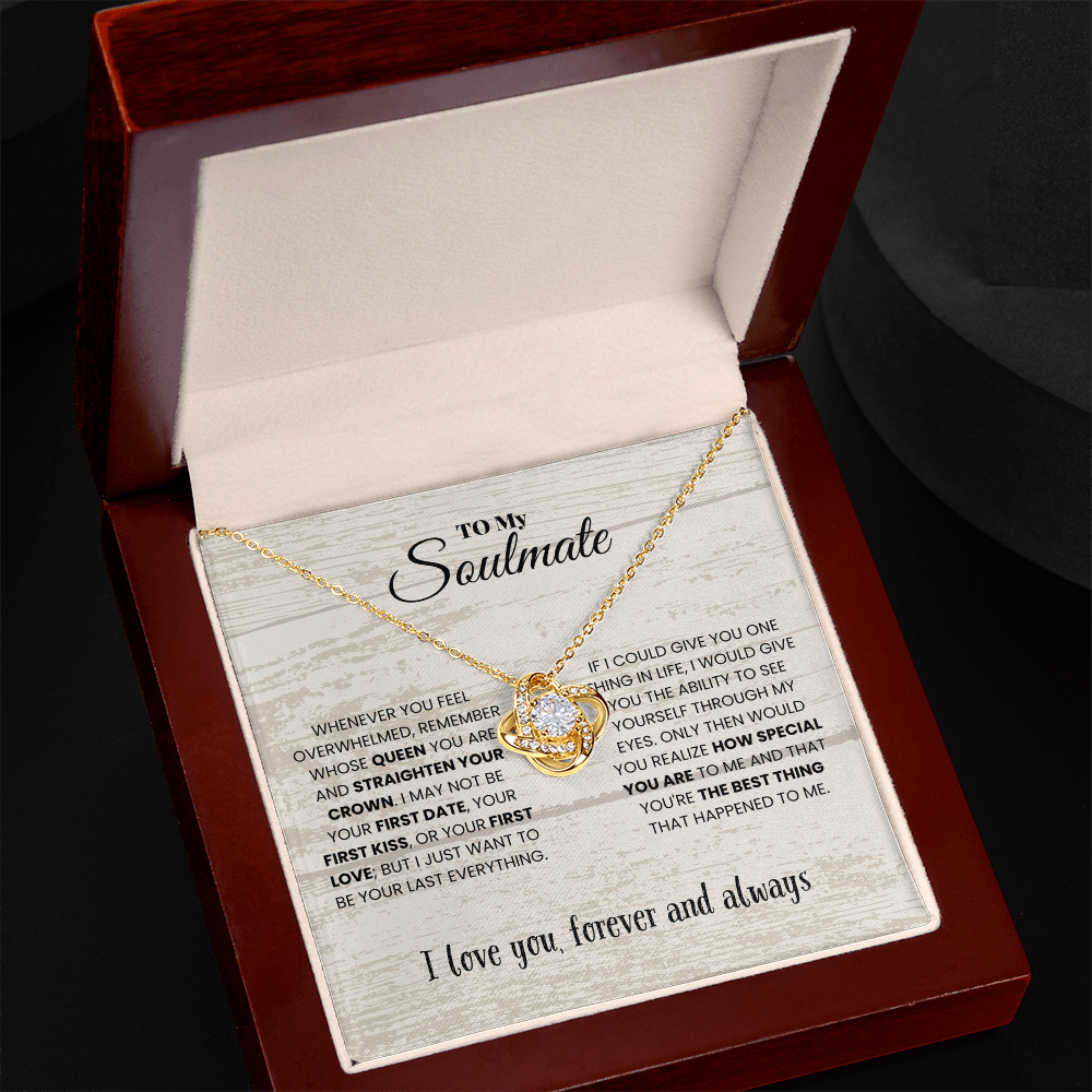 Soulmate - Whenever you feel - Love Knot Necklace