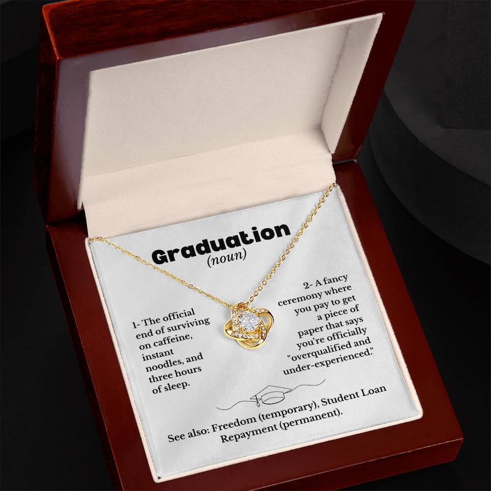 Graduate - Definition - Love Knot Necklace