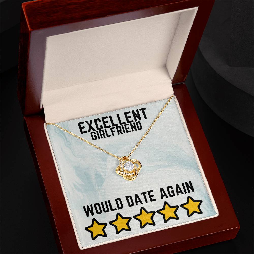 Excellent girlfriend - Would date again - Love Knot Necklace
