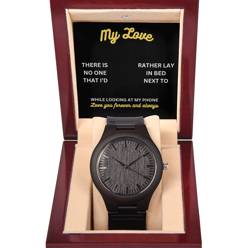 My love - There is no one - Wooden Watch
