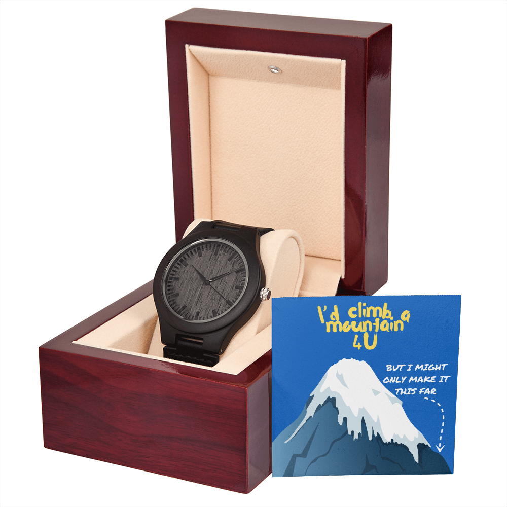 Love - I'd climb a mountain - Wooden Watch