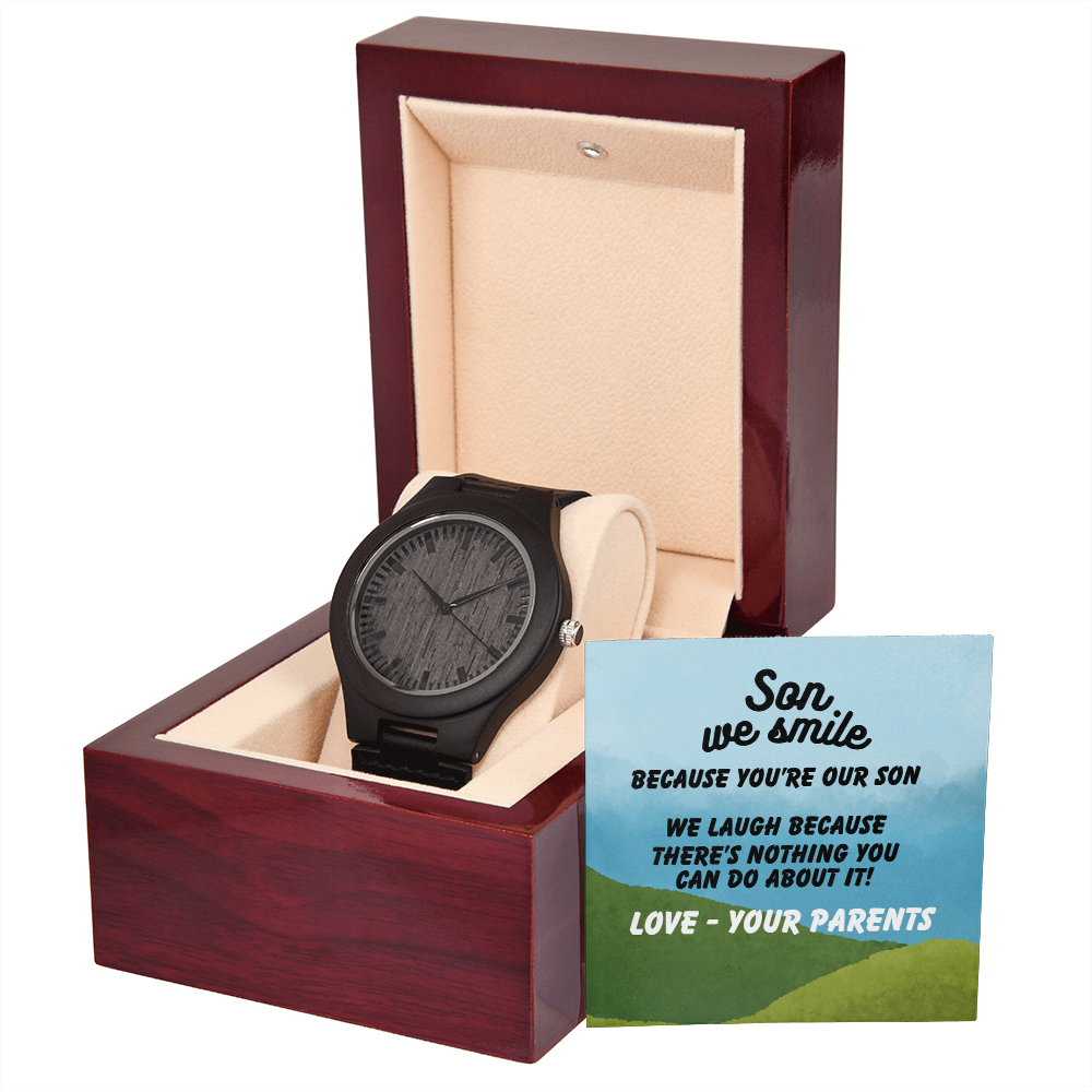 Son - Son we smile - Wooden Watch