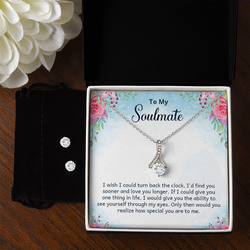 To Soulmate - I wish - Alluring Beauty Necklace & Earring Set
