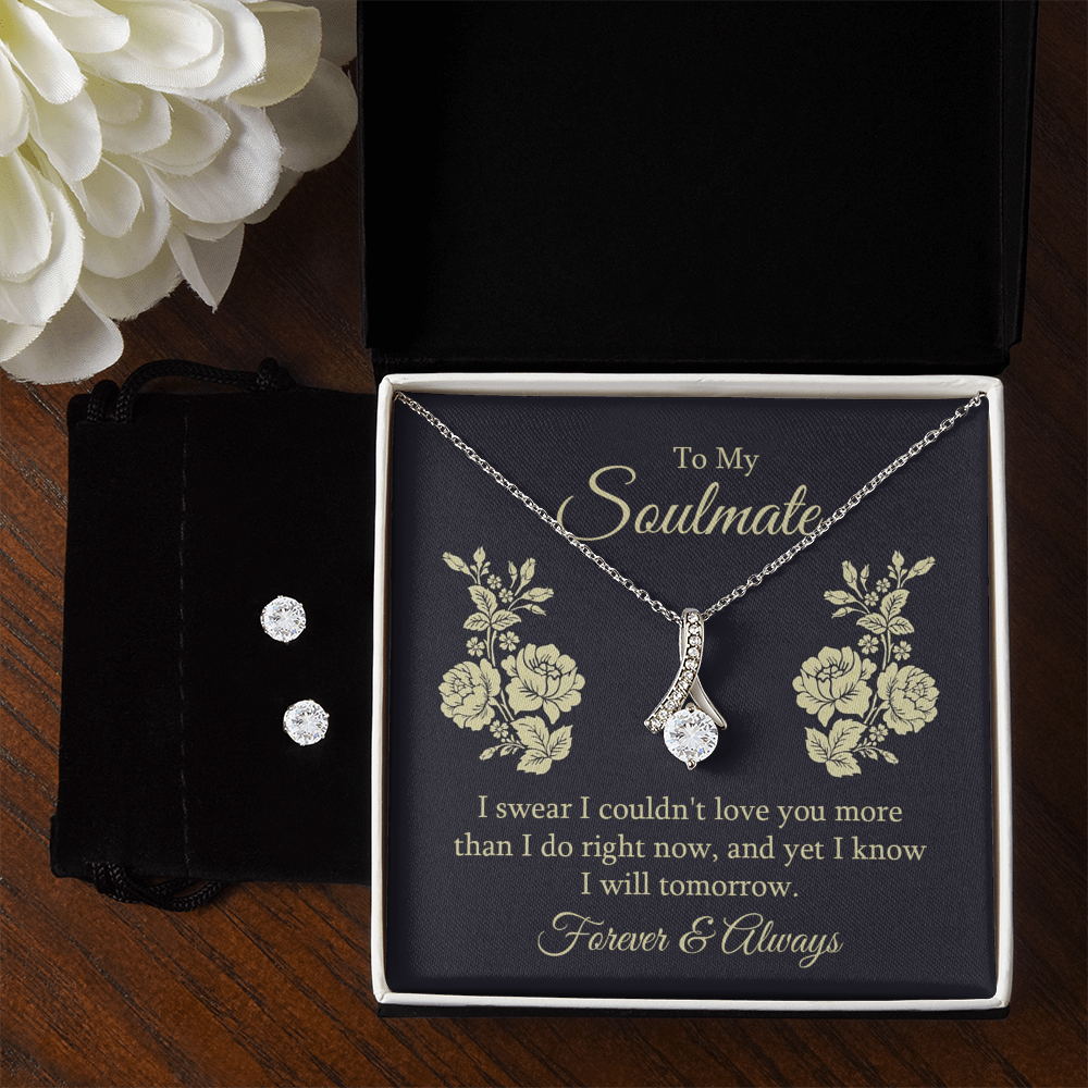 To Soulmate - I swear - Alluring Beauty Necklace & Earring Set