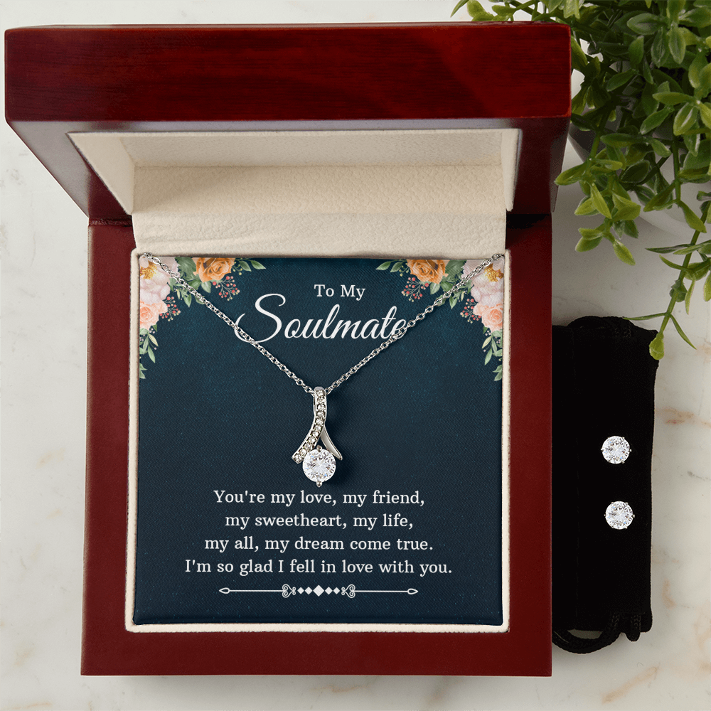 To Soulmate - You're my love - Alluring Beauty Necklace & Earring Set