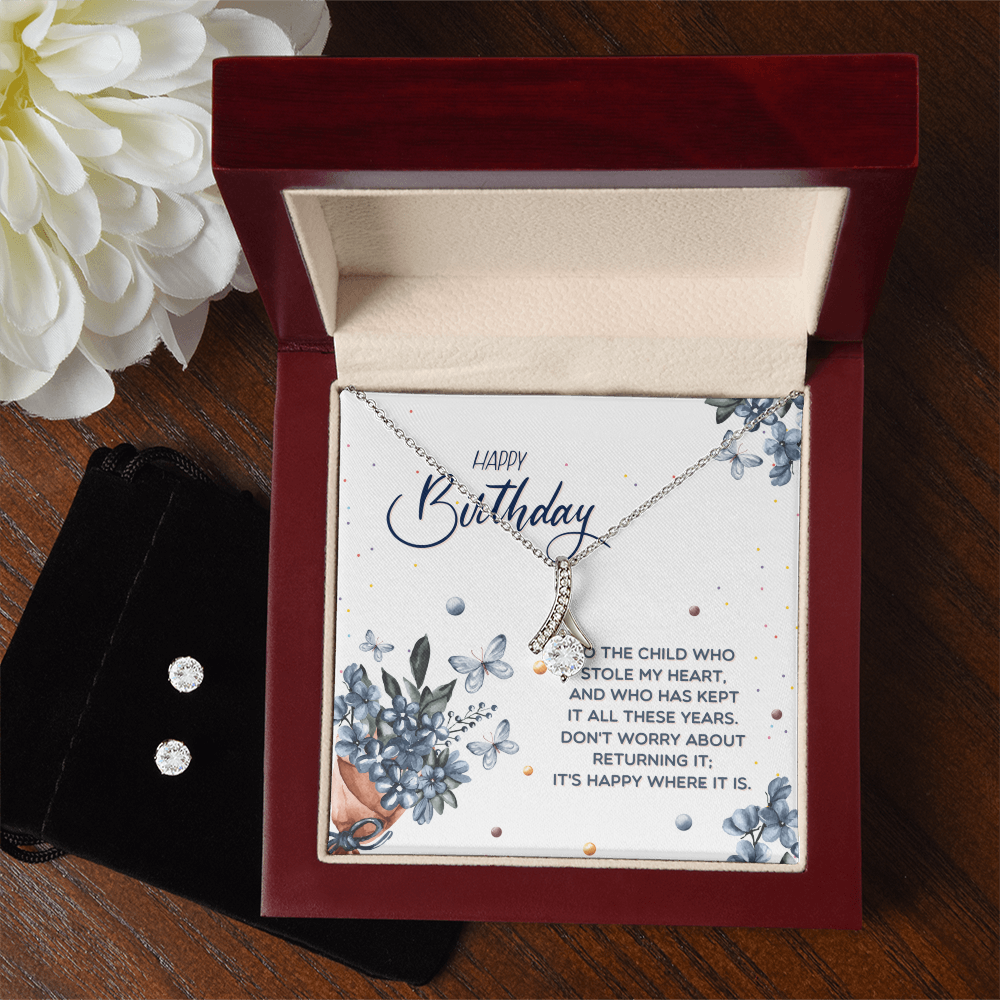 Birthday - To the child - Alluring Beauty Necklace & Earring Set