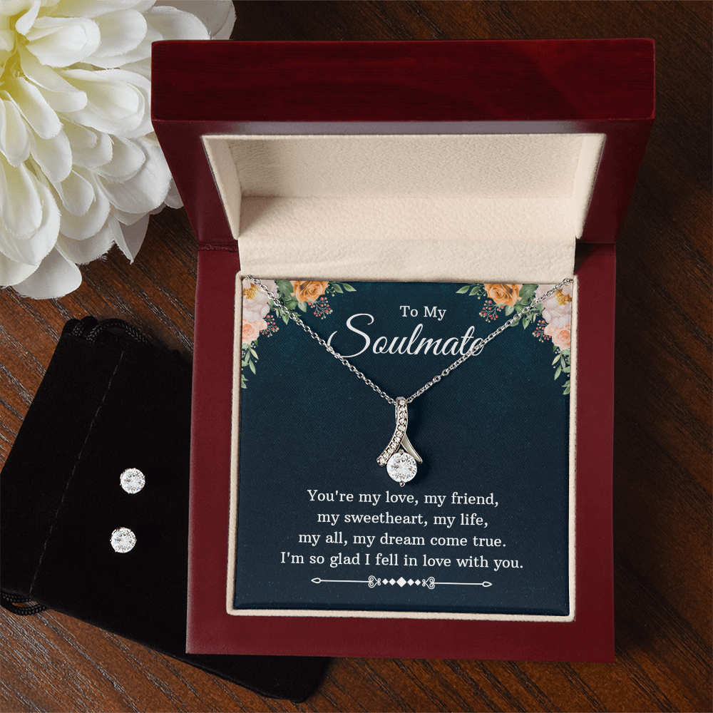 To Soulmate - You're my love - Alluring Beauty Necklace & Earring Set