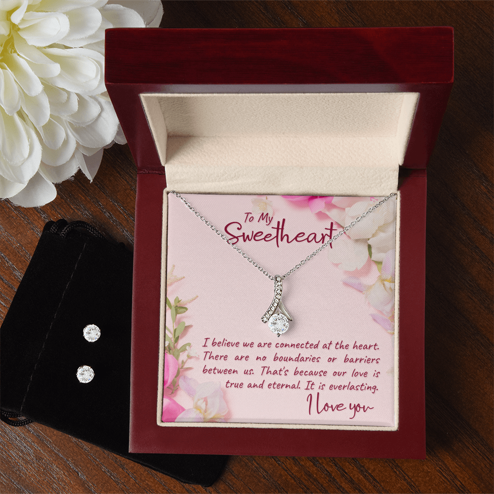 To Sweetheart - I believe we are - Alluring Beauty Necklace & Earring Set