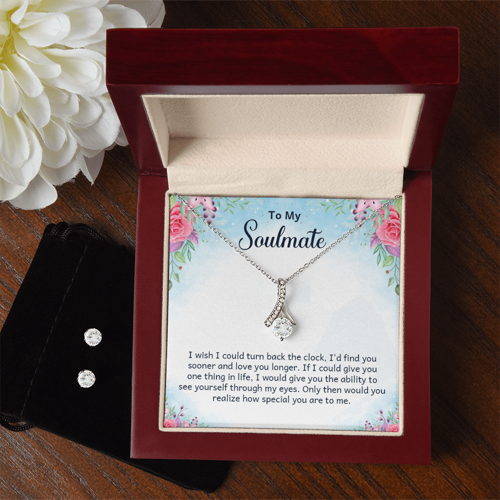 To Soulmate - I wish - Alluring Beauty Necklace & Earring Set