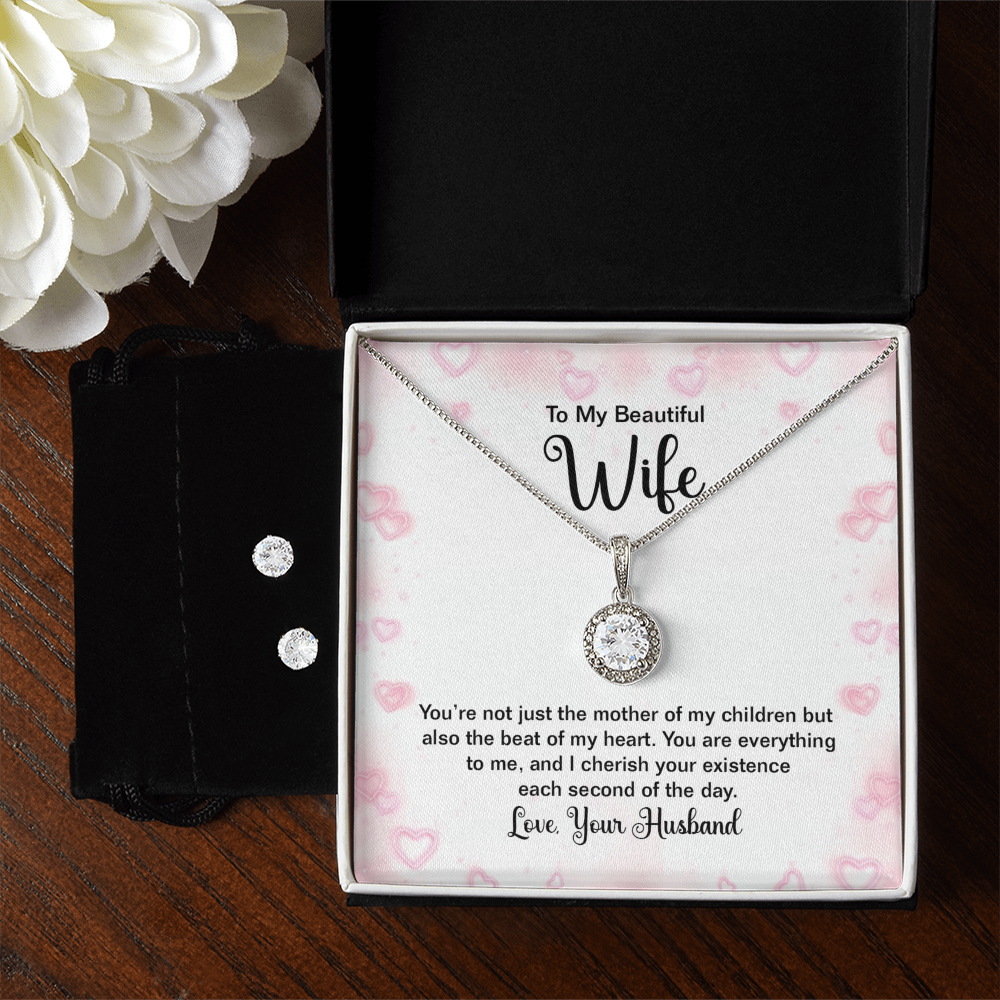To Wife - You're not just - Eternal Hope Necklace & Earring Set