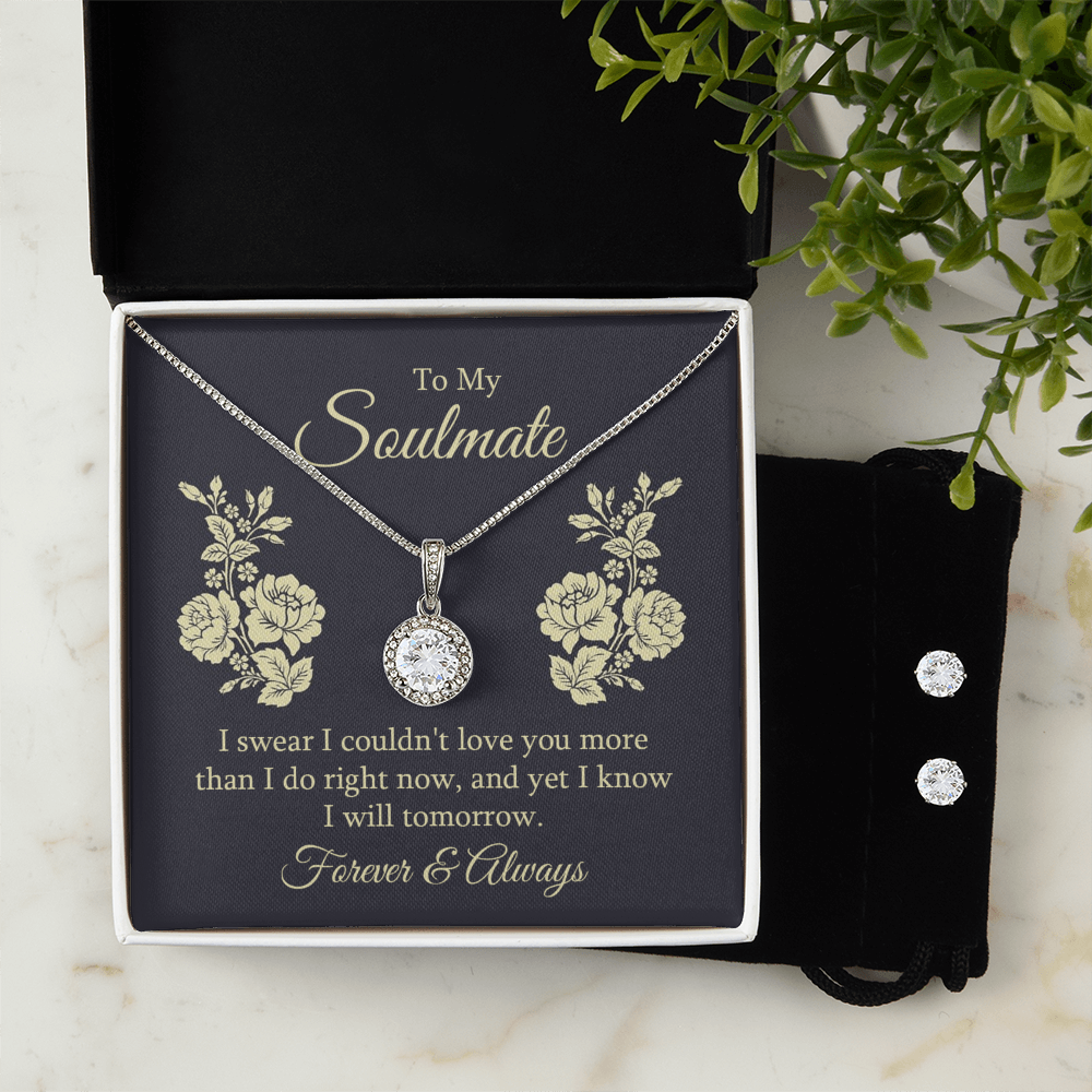 To Soulmate - I swear - Eternal Hope Necklace & Earring Set