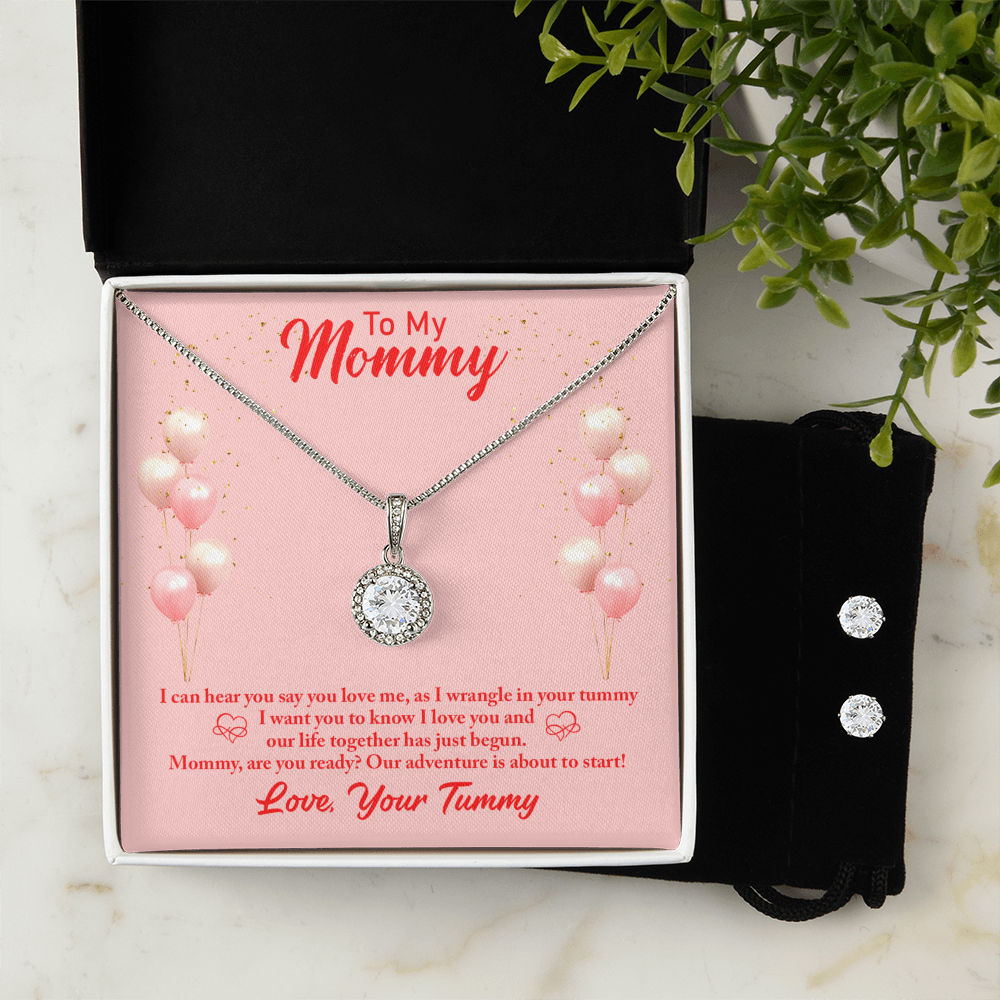 To Mom - I can hear - Eternal Hope Necklace & Earring Set