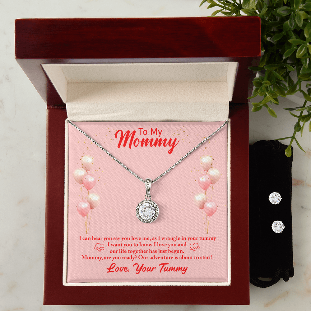 To Mom - I can hear - Eternal Hope Necklace & Earring Set