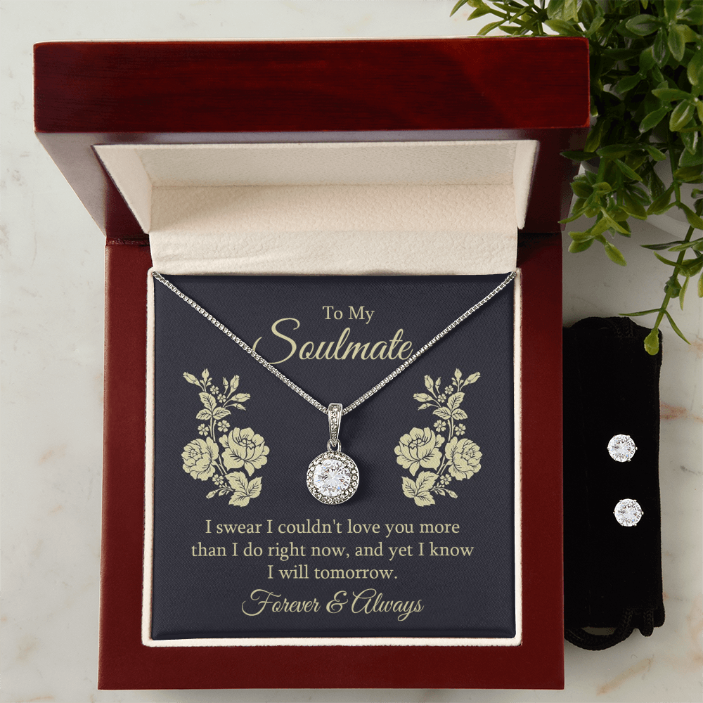 To Soulmate - I swear - Eternal Hope Necklace & Earring Set