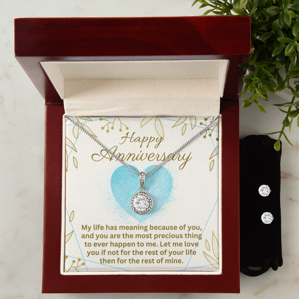 Anniversary - My life has meaning - Eternal Hope Necklace & Earring Set