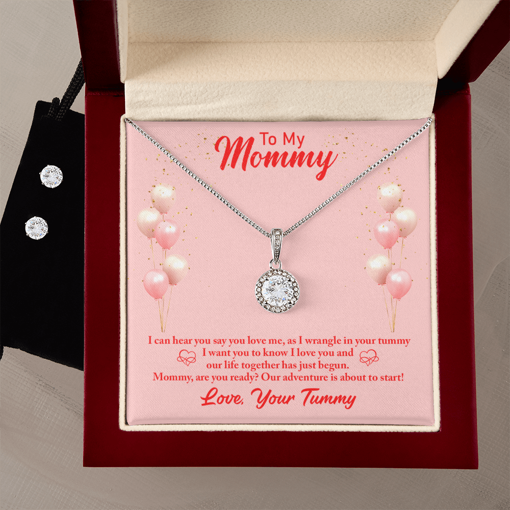To Mom - I can hear - Eternal Hope Necklace & Earring Set