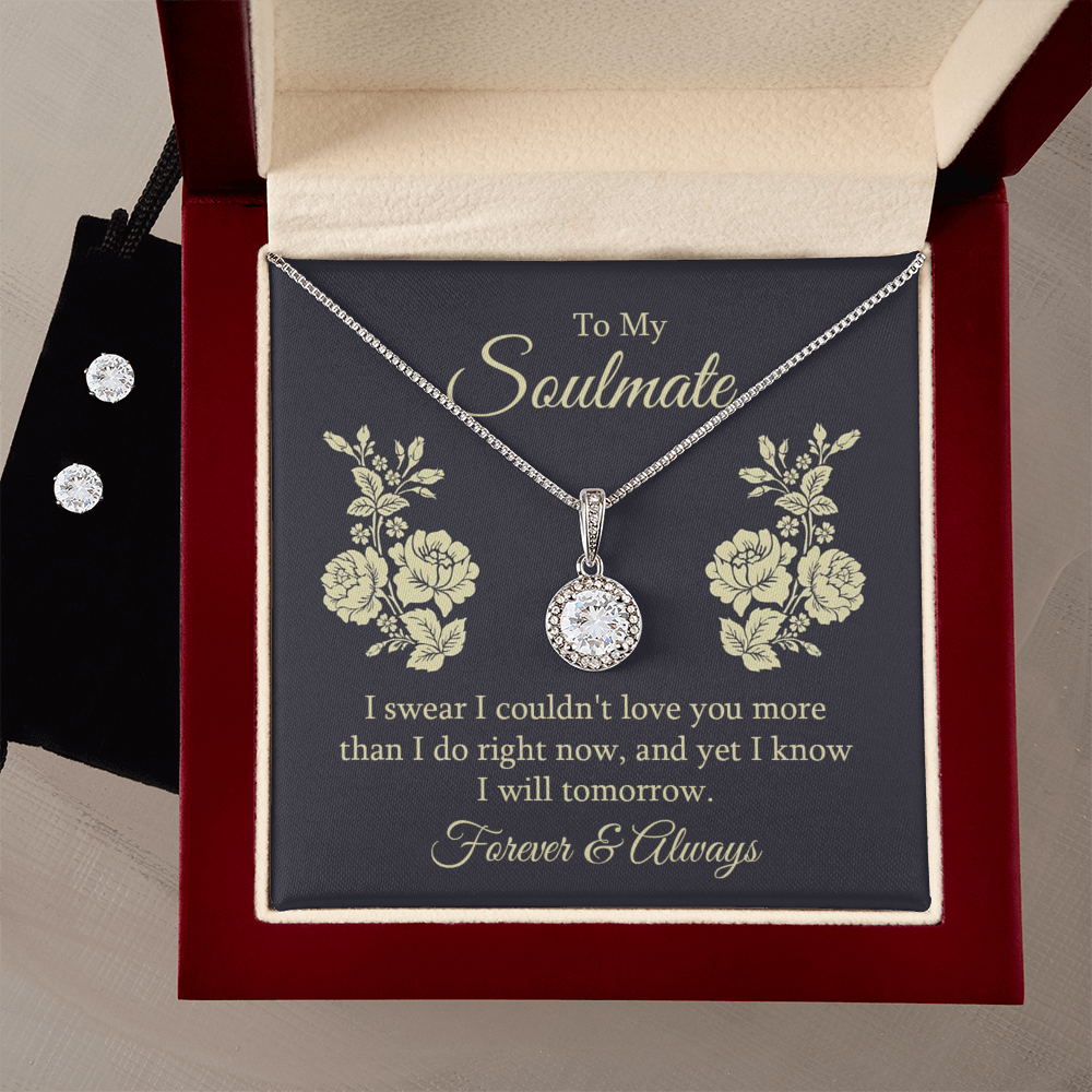 To Soulmate - I swear - Eternal Hope Necklace & Earring Set