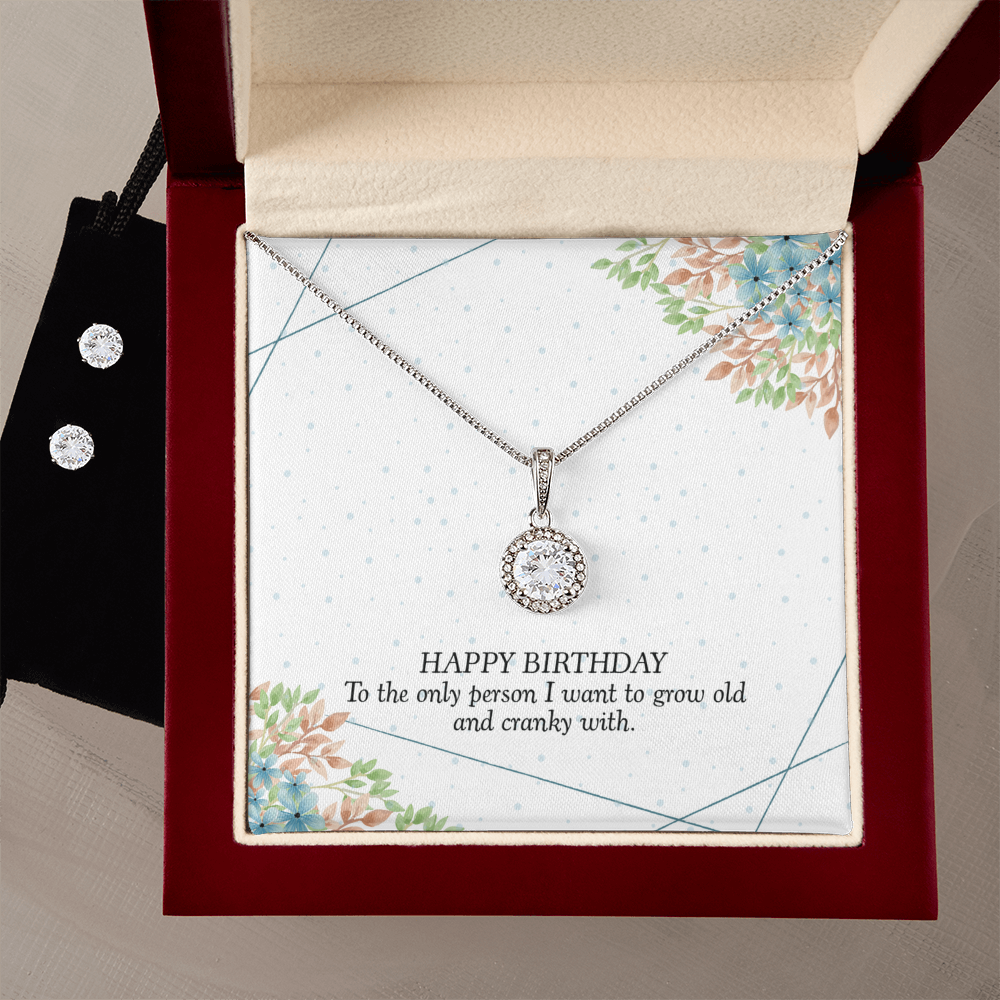 Birthday - To the only person - Eternal Hope Necklace & Earring Set