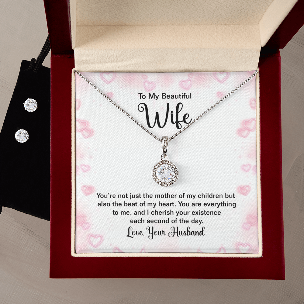 To Wife - You're not just - Eternal Hope Necklace & Earring Set