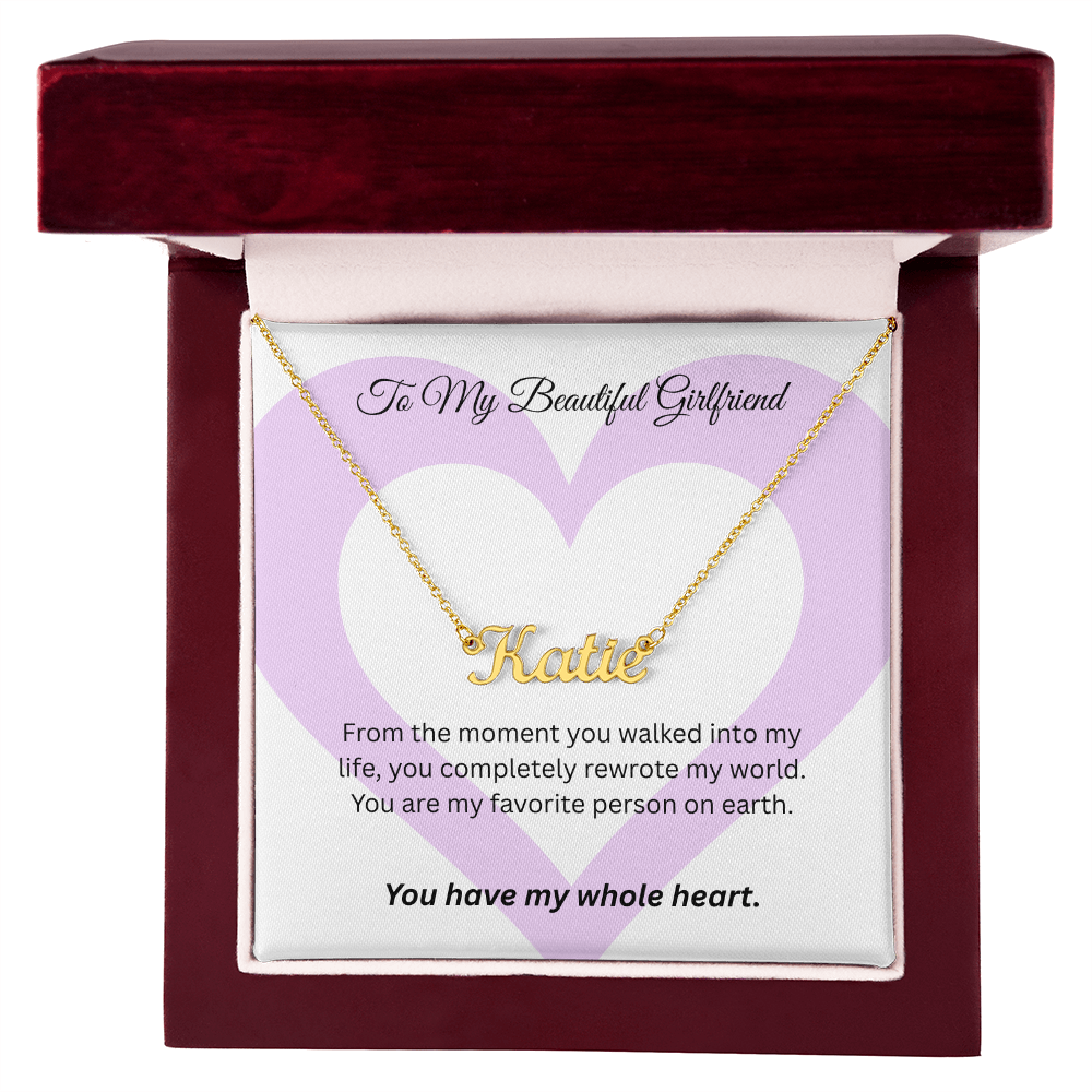 The "Favorite Person" Custom Name Necklace
