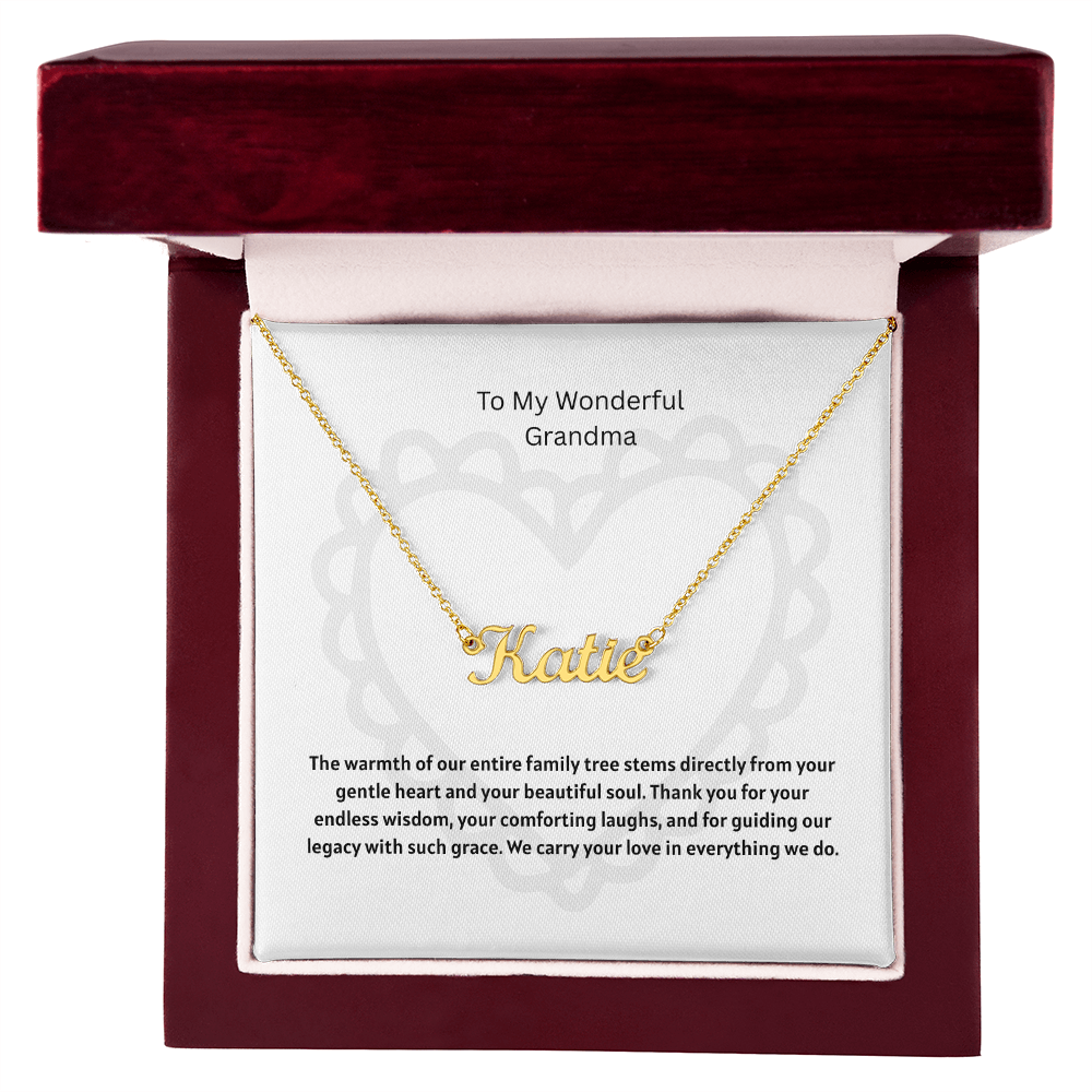 The "Mimi's Legacy" Personalized Name Necklace