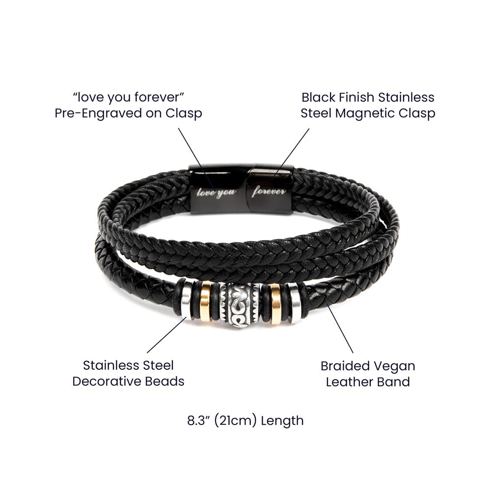 Excellent Boyfriend - Would date again - Love You Forever Bracelet