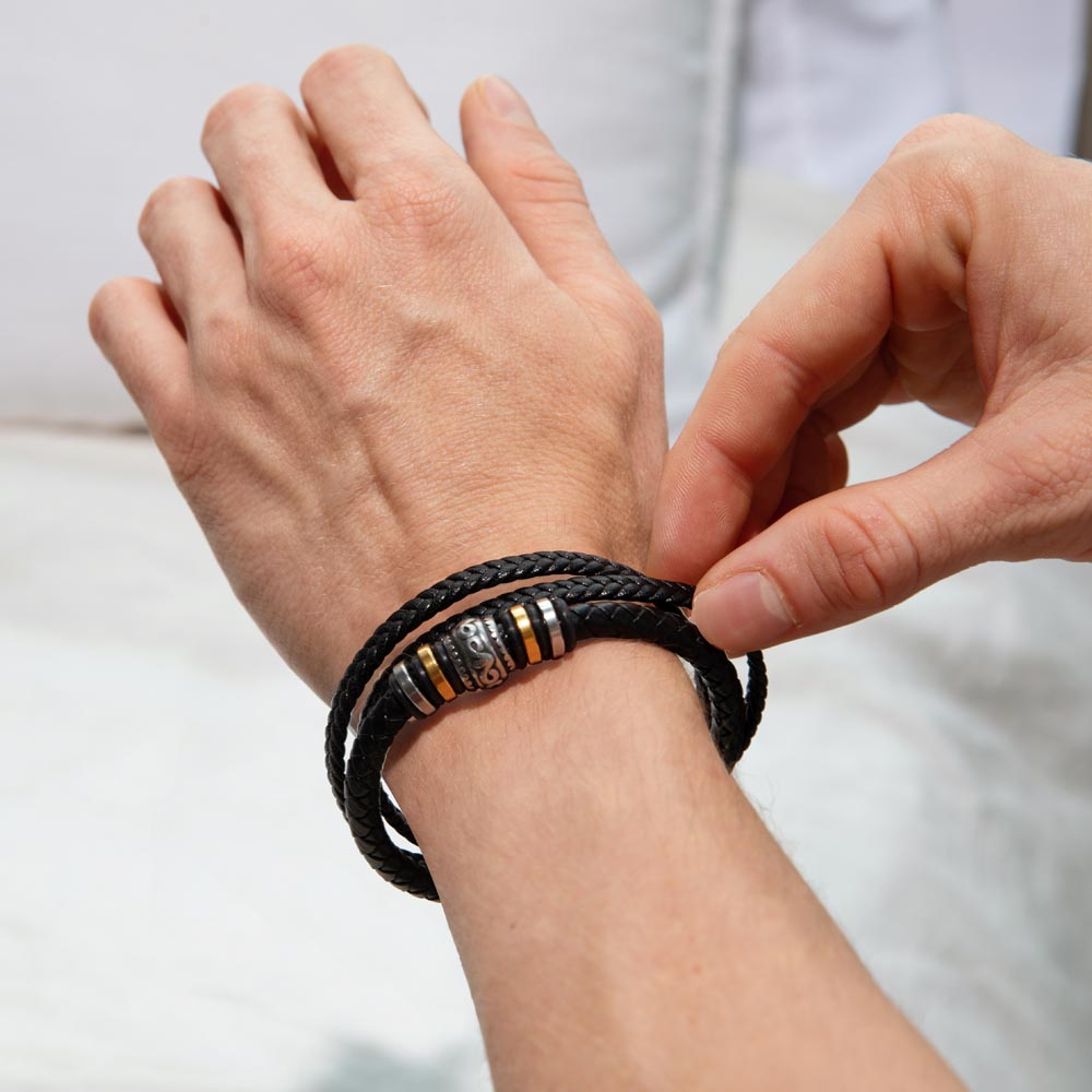 Beautiful geek - I'm so glad - Love You Forever Bracelet