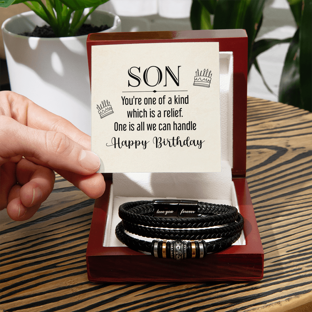 To Son - Son. You're one - Love You Forever Bracelet