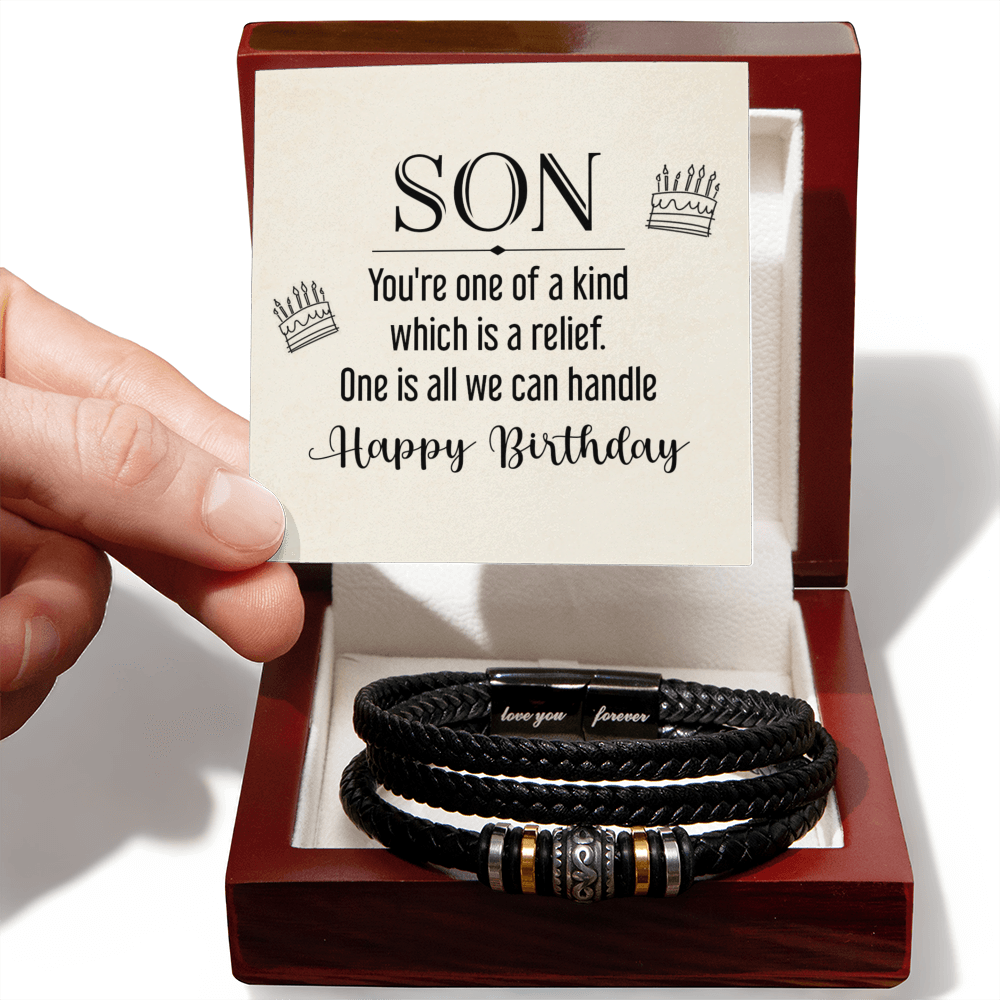 To Son - Son. You're one - Love You Forever Bracelet