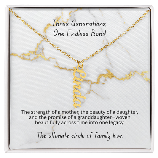 The "Three Generations" Custom Multi-Bar Necklace