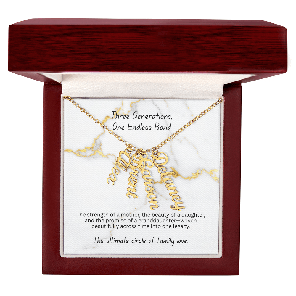 The "Three Generations" Custom Multi-Bar Necklace
