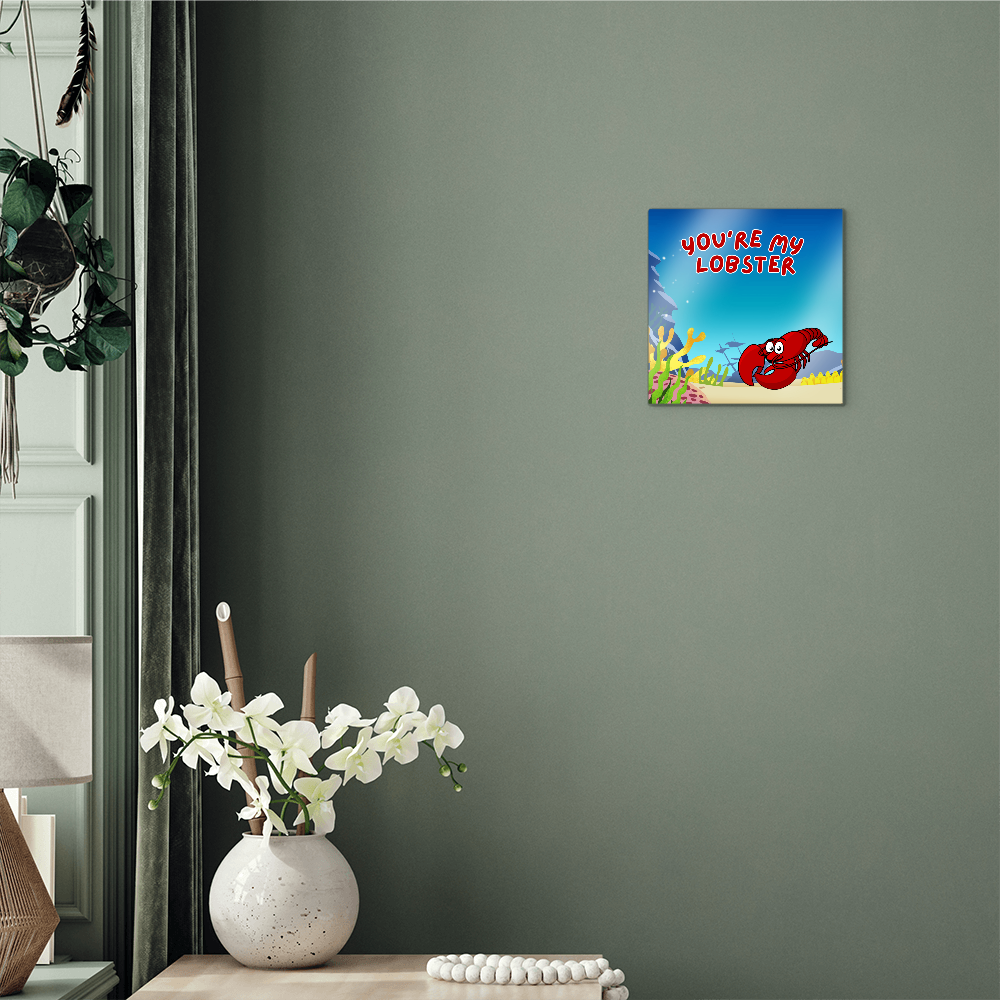 Love - You're my lobster - Metal art
