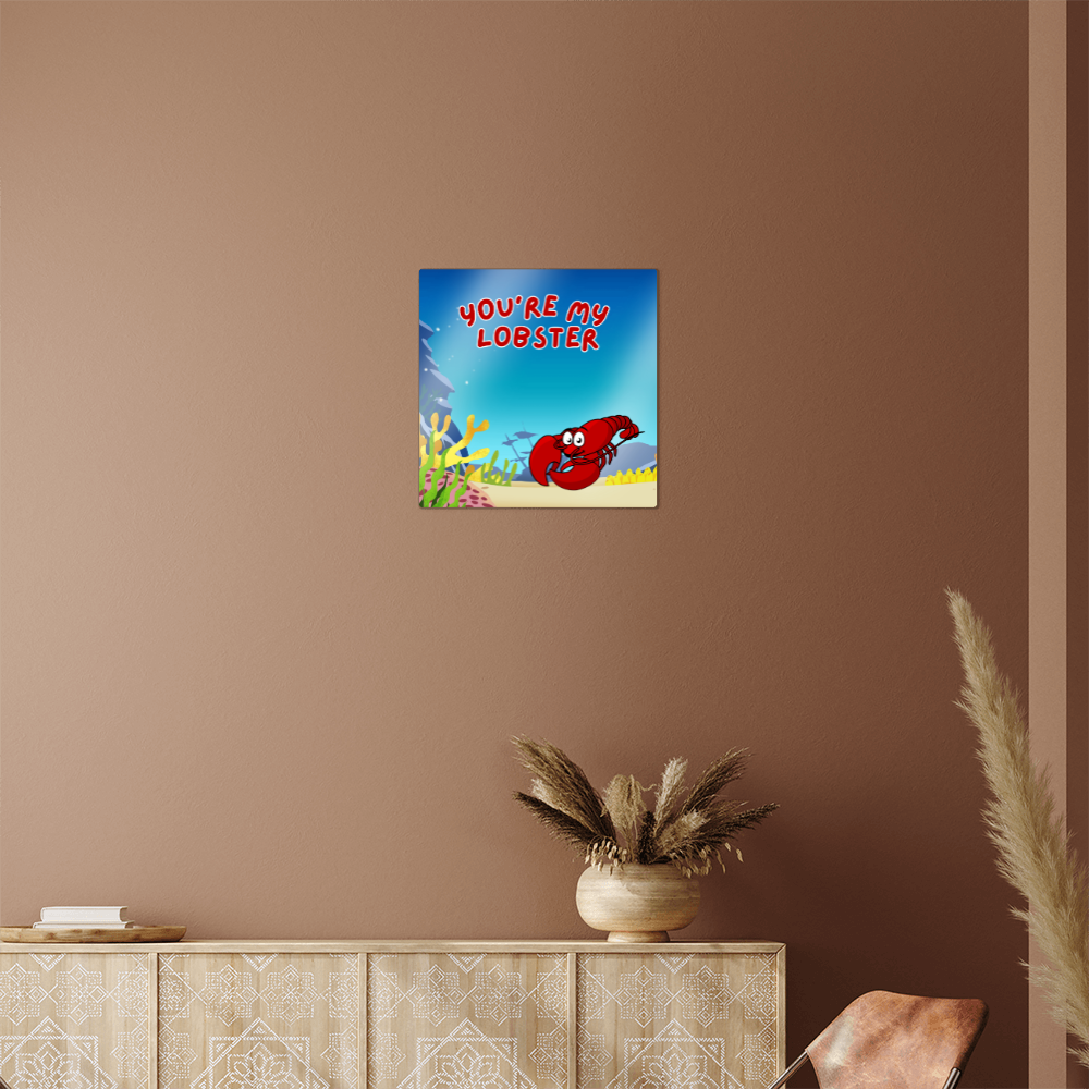 Love - You're my lobster - Metal art