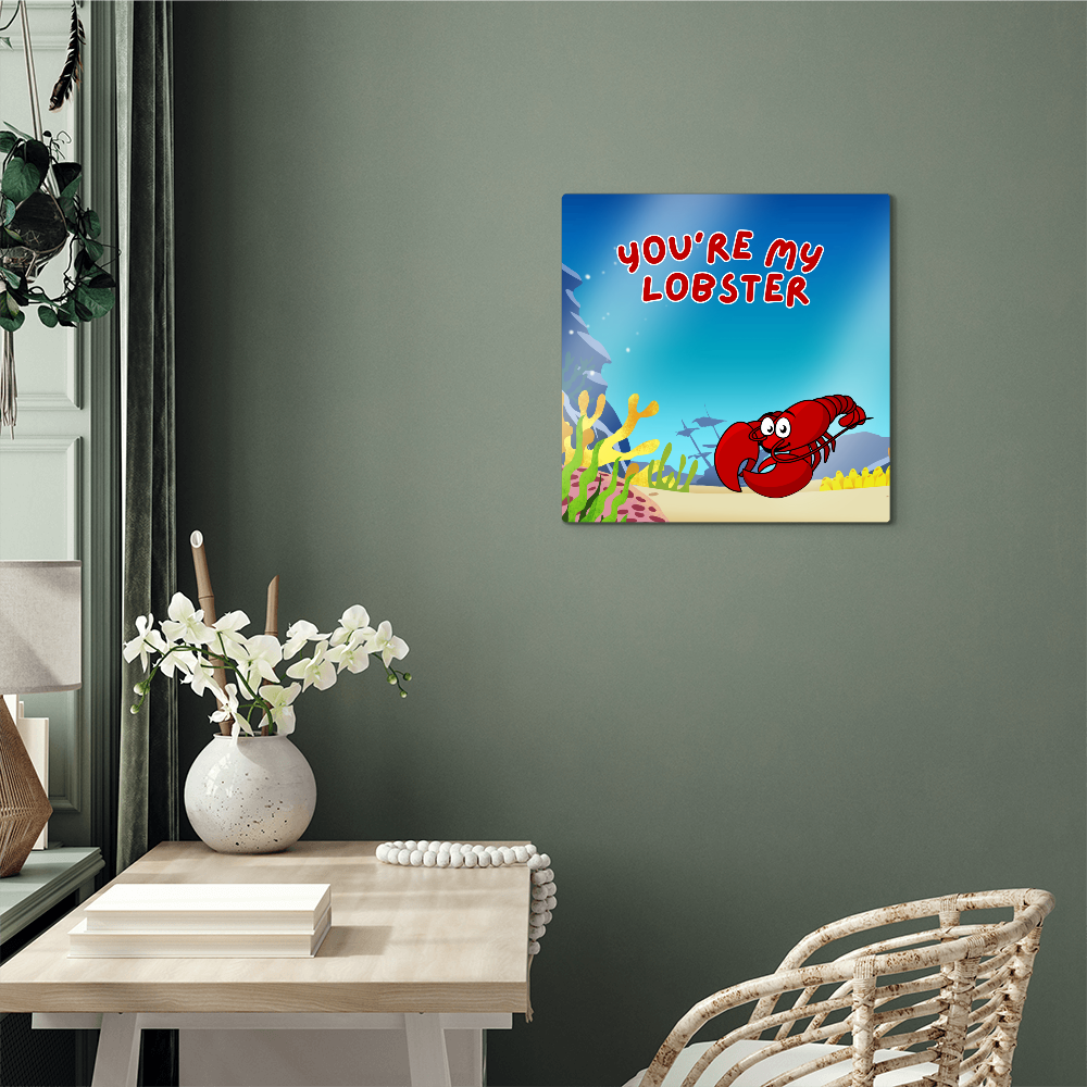 Love - You're my lobster - Metal art