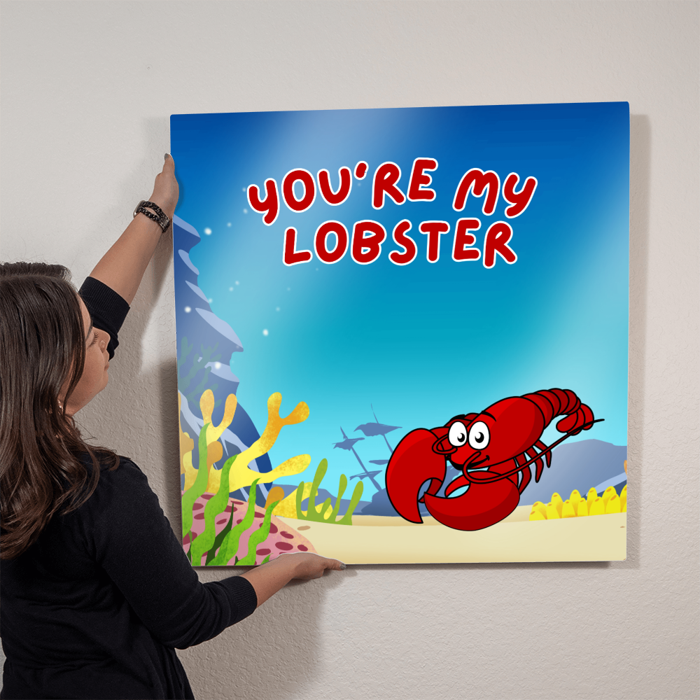 Love - You're my lobster - Metal art