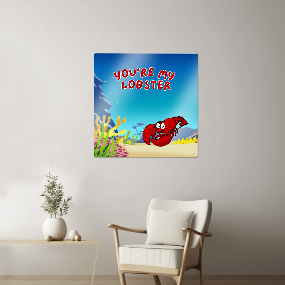 Love - You're my lobster - Metal art