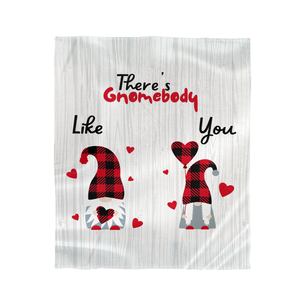 Gnome - There's Gnomebody - Mink Fleece Blanket