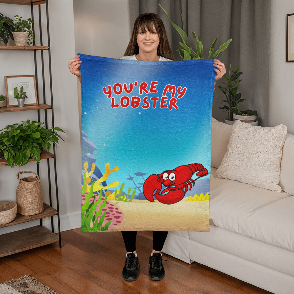 Love - You're my lobster - Mink Fleece Blanket