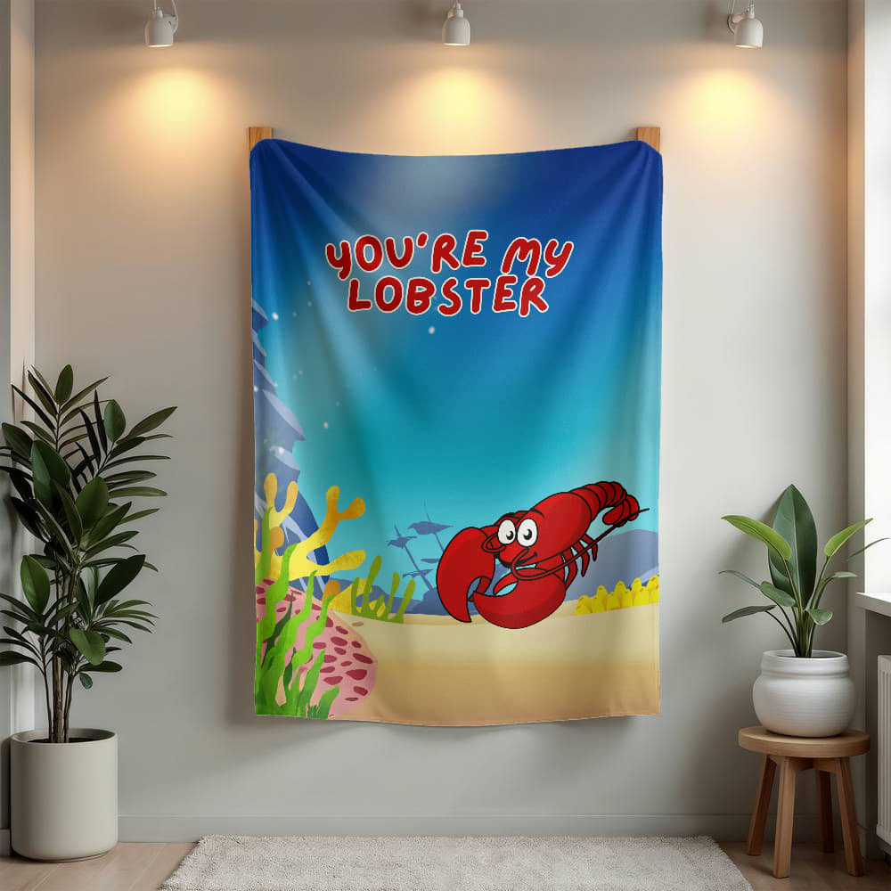 Love - You're my lobster - Mink Fleece Blanket